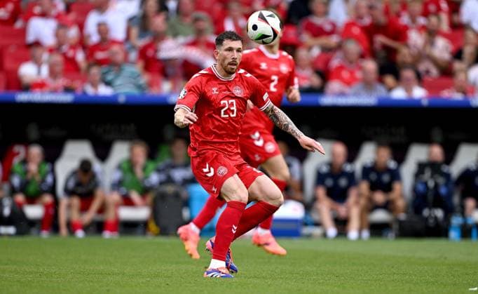 Fussball Euro 2024 Eroeffungsspiel Gruppe C 16.06.2024 Slowenien - Daenemark Pierre-Emile Hoejbjerg (Daenemark)