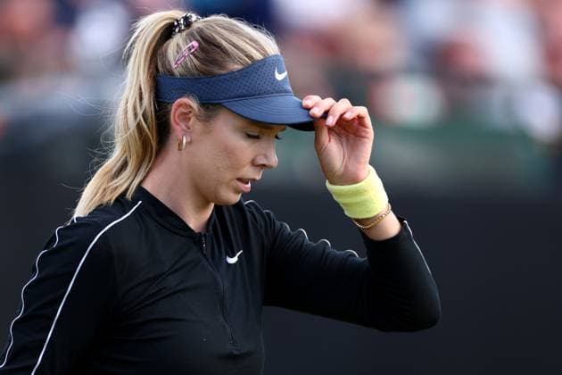 16th June 2024; Lexus Nottingham Tennis Centre, Nottingham, England; Rothesay Nottingham Open, Day 7; A dejected looking Katie Boulter during her womens singles final match with Karolina Pilskova  ActionPlus12655317 ShaunxBrooks