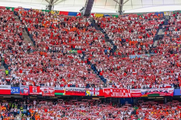 HAMBURG 16.06.2024 MECZ I RUNDA GRUPA D MISTRZOSTW EUROPY 2024: POLSKA - HOLANDIA --- FIRST ROUND GROUP D UEFA EURO, EM, Europameisterschaft,Fussball 2024 MATCH IN HAMBURG: POLAND - NETHERLANDS NZ KIBICE POLSKI FOT. PATRYK PINDRAL 400MM.PL NEWSPIX.PL --- Newspix.pl  20240616_PP83_PPP_0468