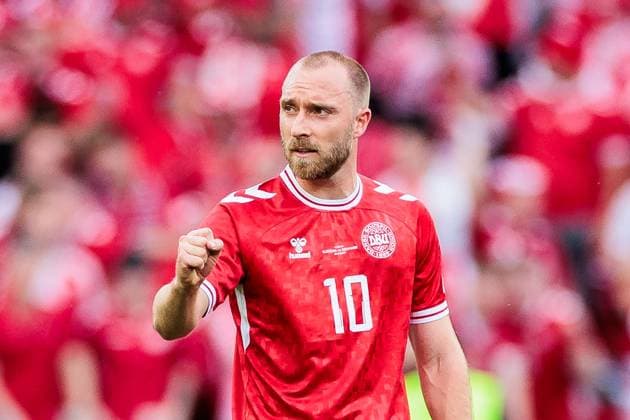 UEFA EURO 2024: Slowenien - Dänemark; 16.06.2024 Christian Eriksen (Dänemark, 10) bejubelt seinen 0:1 Treffer UEFA EURO 2024: Slowenien - Dänemark; Stuttgart Arena, Stuttgart am 16.06.2024 Copyright: xBEAUTIFULxSPORTS Wunderlx