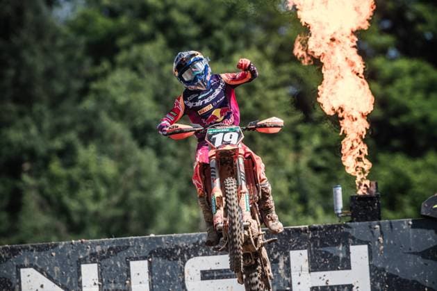 Sport Themen der Woche KW24 Sport Bilder des Tages Maggiora, Italy: Motocross World Championship, WM, Weltmeisterschaft Round 10- MXGP Italy-16 Giugno 2024-MX2 Class-Sasha Coenen-Team KTM Factory during MXGP of Italy, Motocross race in Maggiora, Italy, June 16 2024 Motocross race - MXGP of Italy  - ZUMAp169 20240616_zsa_p169_432 Copyright: xDavidexMessora IPAxSportx