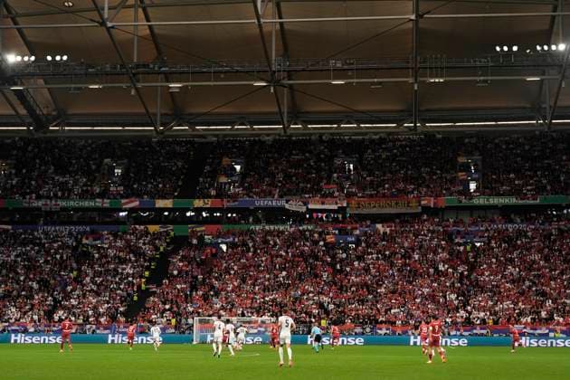 during the Euro 2024 soccer match between Serbia and England at the Arena AufSchalke, stadium, Gelsenkirchen, Germany - Sunday 16 , June , 2024. - Soccer .  Copyright: xFabioxFerrari LaPressex