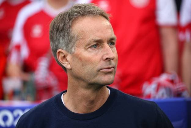 BAU 16.06.2024 Stuttgart Fußball EM 2024 Slowenien vs. Dänemark, Trainer Kasper Hjulmand (DEN)