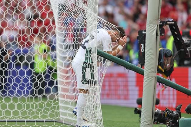 Adam Gnezda Cerin (Slovenia) during the UEFA EURO, EM, Europameisterschaft,Fussball Germany 2024 match between Slovenia 1-1 Denmark at Stuttgart Arena on June 16, 2024 in Stuttgart , Germany. Noxthirdxpartyxsales  (256646097)