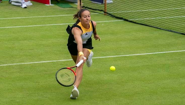 17.06.2024, WTA, Tennis Damen 500, Tennis, Damen, ecotrans Ladies Open 2024, Berlin, Marta Kostjuk (Ukraine) - Darja Sergejewna. Kassatkina (Russland) Darja Sergejewna. Kassatkina (Russland) Berlin Steffi-Graf-Stadion Berlin Deutschland