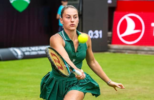 17.06.2024, WTA, Tennis Damen 500, Tennis, Damen, ecotrans Ladies Open 2024, Berlin, Marta Kostjuk (Ukraine) - Darja Sergejewna. Kassatkina (Russland) Marta Kostjuk (Ukraine) Berlin Steffi-Graf-Stadion Berlin Deutschland