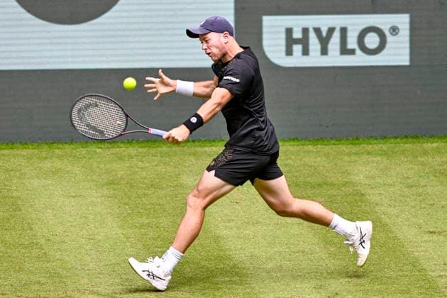 Dominik Koepfer GER 17.06.2024 Tennis Terra Wortmann Open, ATP, Tennis Herren World Tour 500, , OWL ARENA, Halle (Westfalen), NRW Germany