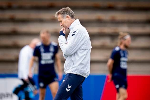 Danish coach Kasper Hjulmand during team training in Freudenstadt, Germany Monday, June 17, 2024. , Stuttgart Tyskland Copyright: Ritzau Scanpix LiselottexSabroex spdk20240617-132815-L
