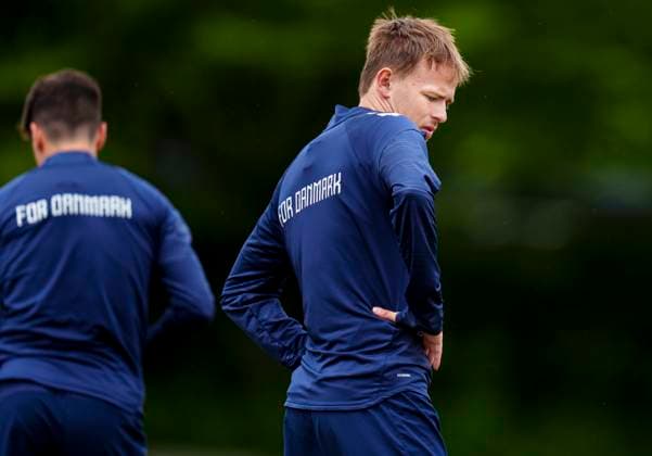 Mikkel Damsgaard during the national team, Nationalteam s training in Freudenstadt, Germany Monday the 17th of June 2024. (Photo: Liselotte Sabroe Ritzau Scanpix) , Stuttgart Tyskland Copyright: Ritzau Scanpix LiselottexSabroex spdk20240617-135916-L
