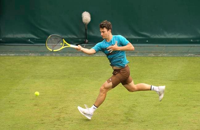 photo : Miomir KECMANOVIC (SRB) Tennis-Turnier Terra Wortmann Cup im Gerry Weber Sportpark (OWL-Arena) in Halle Westfalen Mo. 17.06.2024