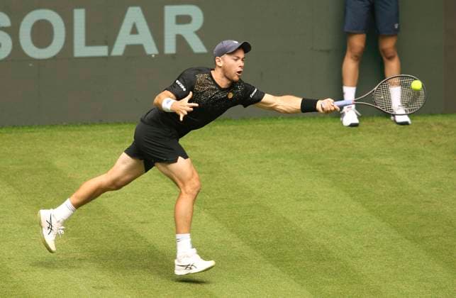 photo : Dominik KOEPFER (GER) Tennis-Turnier Terra Wortmann Cup im Gerry Weber Sportpark (OWL-Arena) in Halle Westfalen Mo. 17.06.2024