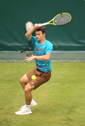 photo : Miomir KECMANOVIC (SRB) Tennis-Turnier Terra Wortmann Cup im Gerry Weber Sportpark (OWL-Arena) in Halle Westfalen Mo. 17.06.2024