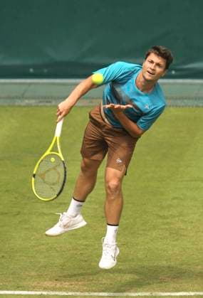 photo : Miomir KECMANOVIC (SRB) Tennis-Turnier Terra Wortmann Cup im Gerry Weber Sportpark (OWL-Arena) in Halle Westfalen Mo. 17.06.2024