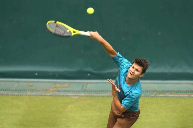 photo : Miomir KECMANOVIC (SRB) Tennis-Turnier Terra Wortmann Cup im Gerry Weber Sportpark (OWL-Arena) in Halle Westfalen Mo. 17.06.2024