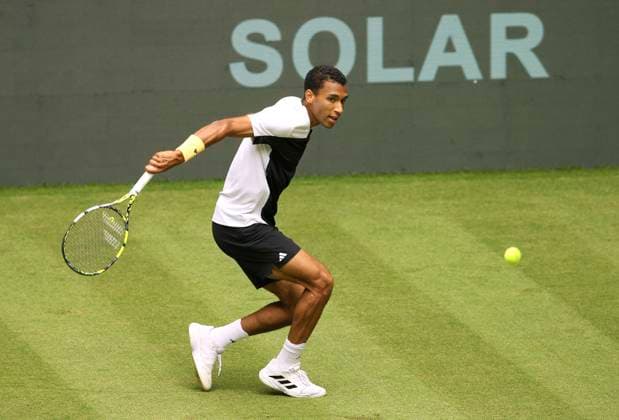 photo : Felix Auger-Aliassime (CAN) Tennis-Turnier Terra Wortmann Cup im Gerry Weber Sportpark (OWL-Arena) in Halle Westfalen Mo. 17.06.2024