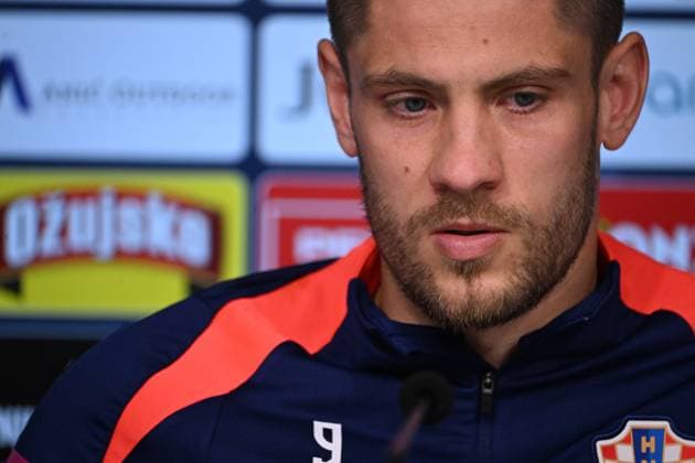 Neuruppin, Germany, 170624. Croatian national team, Nationalteam players Andrej Kramaric and Lovro Majer at the media conference of the Croatian national football team. Photo: Ante Cizmic CROPIX Croatia Copyright: xxAntexCizmicx xCROPIXx kramaric_majer2-170624