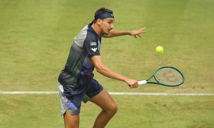 photo : Lorenzo SONEGO (ITA) Tennis-Turnier Terra Wortmann Cup im Gerry Weber Sportpark (OWL-Arena) in Halle Westfalen Mo. 17.06.2024
