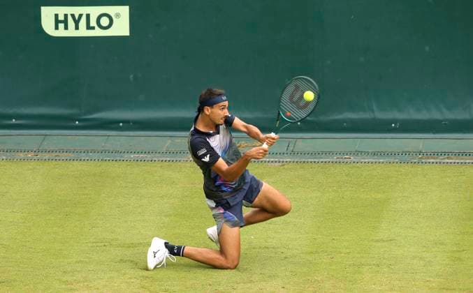 photo : Lorenzo SONEGO (ITA) Tennis-Turnier Terra Wortmann Cup im Gerry Weber Sportpark (OWL-Arena) in Halle Westfalen Mo. 17.06.2024
