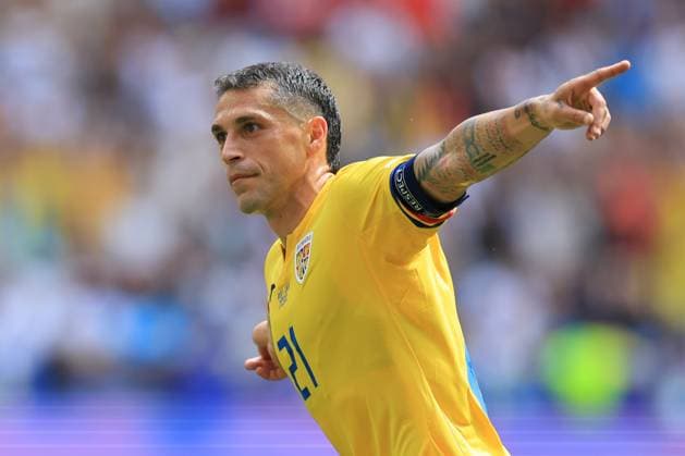 17th June 2024; Munich Football Arena, Munich, Germany; Euro 2024 Group E Football, Romania versus Ukraine; Nicolae Stanciu (rom) celebrates his goal for 1-0 in the 29th minute  ActionPlus12655748 PierrexTeyssot