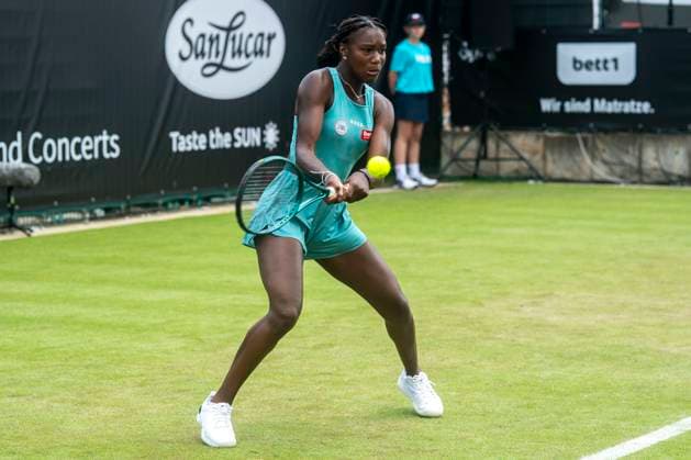 17.06.2024, WTA, Tennis Damen 500, Tennis, Damen, ecotrans Ladies Open 2024, Berlin, 1. Runde, Doppel, Jule Niemeier (Deutschland Noma Noha Akugue (Deutschland) gegen Makoto Ninomiya (Japan) Eri Hozumi (Japan) Noma Noha Akugue (Deutschland) Berlin Steffi-Graf-Stadion Berlin Deutschland
