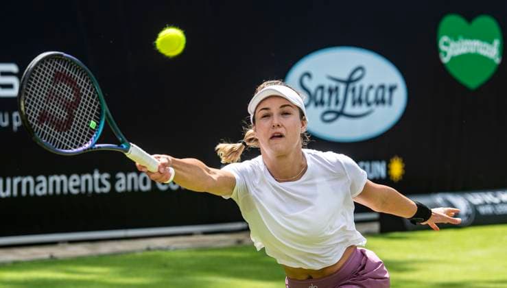 17.06.2024, WTA, Tennis Damen 500, Tennis, Damen, ecotrans Ladies Open 2024, Berlin, 1. Runde, Einzel, Nao Hibino (Japan) - Anna Nikolajewna Kalinskaja (Russland) Anna Nikolajewna Kalinskaja (Russland) Berlin Steffi-Graf-Stadion Berlin Deutschland