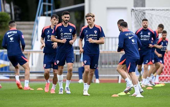 PXL_CRO training session Croatian national football team during training session in Neuruppin, Germany on 17. June 2024. MarkoxLukunic PIXSELL