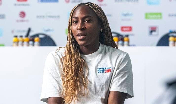 17.06.2024, WTA, Tennis Damen 500, Tennis, Damen, ecotrans Ladies Open 2024, Berlin, Interview, Coco Gauf (USA) Coco Gauff (USA) beim Interview. Berlin Steffi-Graf-Stadion Berlin Deutschland