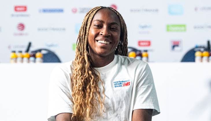 17.06.2024, WTA, Tennis Damen 500, Tennis, Damen, ecotrans Ladies Open 2024, Berlin, Interview, Coco Gauf (USA) Coco Gauff (USA) beim Interview. Berlin Steffi-Graf-Stadion Berlin Deutschland