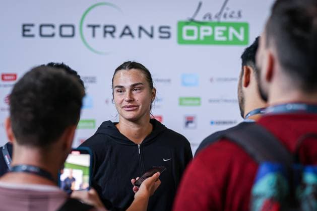 Aryna SABALENKA im Mediengespräch, ecotrans Ladies Open 2024, Berlin, LTTC Rot-Weiß , 17.06.2024, Copyright: xClaudioxGärtnerx