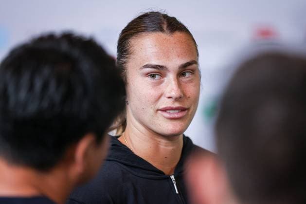 Aryna SABALENKA im Mediengespräch, ecotrans Ladies Open 2024, Berlin, LTTC Rot-Weiß , 17.06.2024, Copyright: xClaudioxGärtnerx