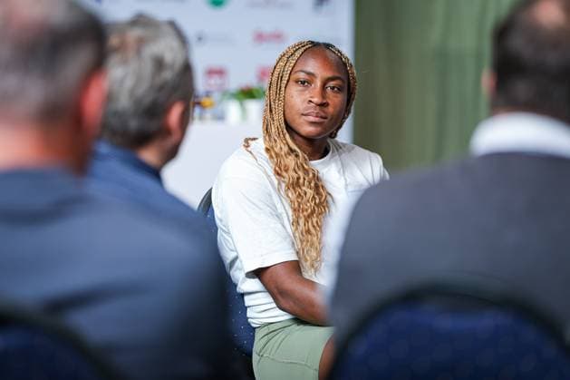 Coco GAUFF USA - Mediengespräch, ecotrans Ladies Open 2024, Berlin, LTTC Rot-Weiß , 17.06.2024, Copyright: xClaudioxGärtnerx
