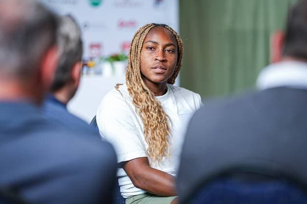 Coco GAUFF USA - Mediengespräch, ecotrans Ladies Open 2024, Berlin, LTTC Rot-Weiß , 17.06.2024, Copyright: xClaudioxGärtnerx