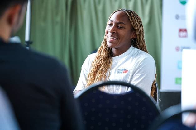 Coco GAUFF USA - Mediengespräch, ecotrans Ladies Open 2024, Berlin, LTTC Rot-Weiß , 17.06.2024, Copyright: xClaudioxGärtnerx