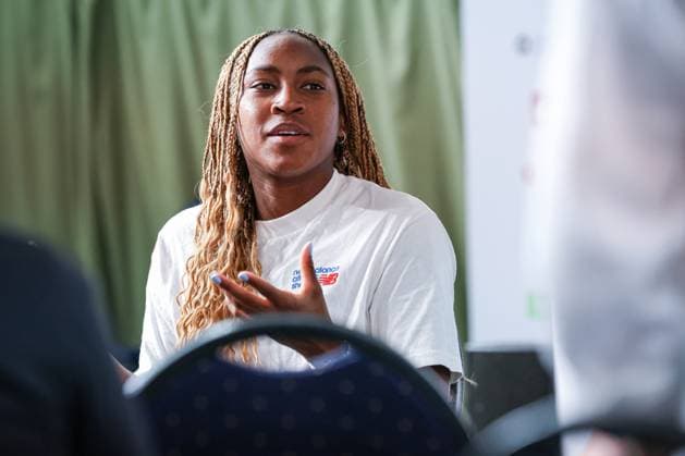 Coco GAUFF USA - Mediengespräch, ecotrans Ladies Open 2024, Berlin, LTTC Rot-Weiß , 17.06.2024, Copyright: xClaudioxGärtnerx