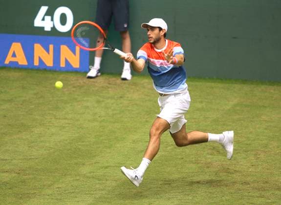 photo : Nuno BORGES (POR) Tennis-Turnier Terra Wortmann Cup im Gerry Weber Sportpark (OWL-Arena) in Halle Westfalen Mo. 17.06.2024