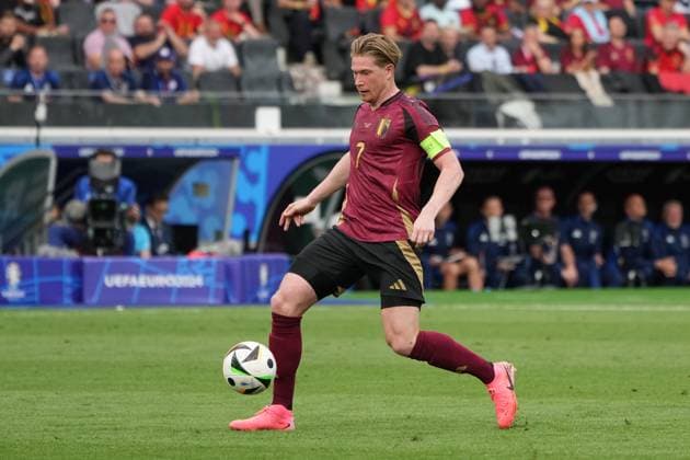 Kevin de Bruyne (Belgien, Belgium, Belgie, Belgique, 07) - Frankfurt 17.06.2024: Belgien vs Slowakei, EURO2024 M9, Gruppe E, EM-Arena Frankfurt