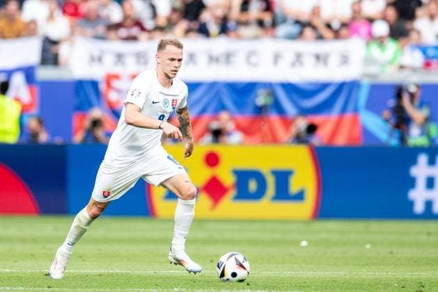 UEFA EURO, EM, Europameisterschaft,Fussball 2024: Belgien - Slowakei; 17.06.2024 Ondrej Duda (Slowakei, 8) UEFA EURO 2024: Belgien - Slowakei; Frankfurt Arena, Frankfurt am Main; 17.06.2024 Copyright: xBEAUTIFULxSPORTS Buriakovx