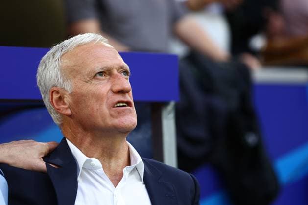 France manager Didier Deschamps Austria v France, UEFA European Championship, EM, Europameisterschaft 2024, Group D, Football, Dusseldorf Arena, Dusseldorf, Germany, 17 Jun 2024 EDITORIAL USE ONLY No use with unauthorised audio, video, data, fixture lists, club league logos or live services. Online in-match use limited to 120 images, no video emulation. No use in betting, games or single club league player publications. Copyright: xKieranxMcManus Shutterstockx 14539693y