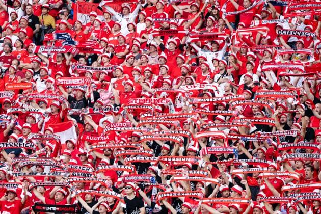 240617 during the UEFA EURO, EM, Europameisterschaft,Fussball 2024 Football Championship match between Austria and France on June 17, 2024 in Düsseldorf. Photo: Jesper Zerman BILDBYRAN kod JZ JZ0540 fotboll, football, soccer, fotball, fotbolls-em, europamästersk Copyright: JESPERxZERMAN BB240617JZ042