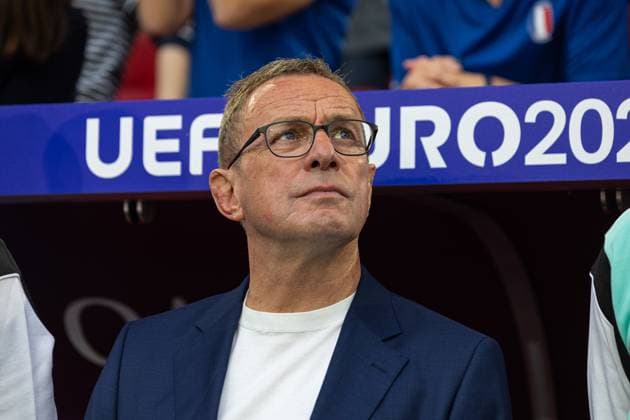 Football - UEFA EURO, EM, Europameisterschaft,Fussball 2024 - Group D - Austria v France DÜSSELDORF, GERMANY - Monday, June 17, 2024: Austria s head coach Ralf Rangnick during the UEFA Euro 2024 Group D match between Austria and France at the Düsseldorf Arena. (Photo by David Rawcliffe Propaganda) DÜSSELDORF Düsseldorf Arena NORTH RHINE-WESTPHALIA GERMANY  Copyright: xDavidxRawcliffex P2024-06-17-Austria_France