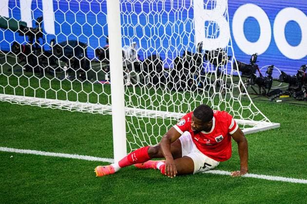 DUESSELDORF, GERMANY - 17 JUNE, 2024: Kevin Danso, The football match of EURO 2024 Austria vs France at Mercur Spiel Arena  Copyright: xVITALIIxKLIUIEVx