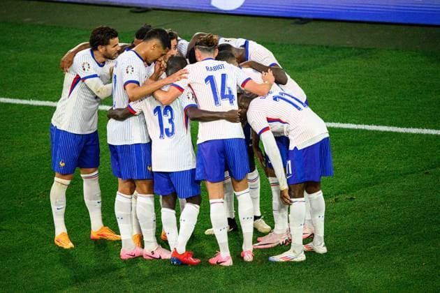 Sport Themen der Woche KW25 Sport Bilder des Tages DUESSELDORF, GERMANY - 1 JANUARY, 2023: Kylian Mbappe, The football match of EURO 2024 Austria vs France at Mercur Spiel Arena  Copyright: xVITALIIxKLIUIEVx