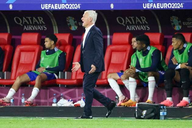 Didier Deschamps (Frankreich, Trainer) , Fussball, UEFA , Europa Meisterschaft, (Gruppe D) 2024, Oesterreich vs. Frankreich, 17.06.2024, Duesseldorf Arena, Duesseldorf, Deutschland Duesseldorf Duesseldorf Arena Nordrhein-Westfalen Deutschland Copyright: xGrantxHubbsx