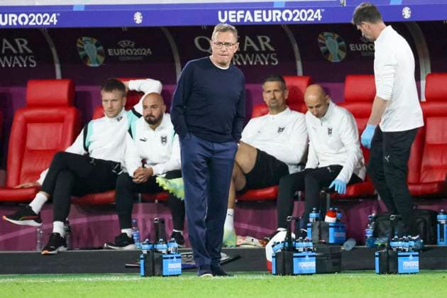 Ralf Rangnick (Oesterreich, Trainer) , Fussball, UEFA , Europa Meisterschaft, (Gruppe D) 2024, Oesterreich vs. Frankreich, 17.06.2024, Duesseldorf Arena, Duesseldorf, Deutschland Duesseldorf Duesseldorf Arena Nordrhein-Westfalen Deutschland Copyright: xGrantxHubbsx