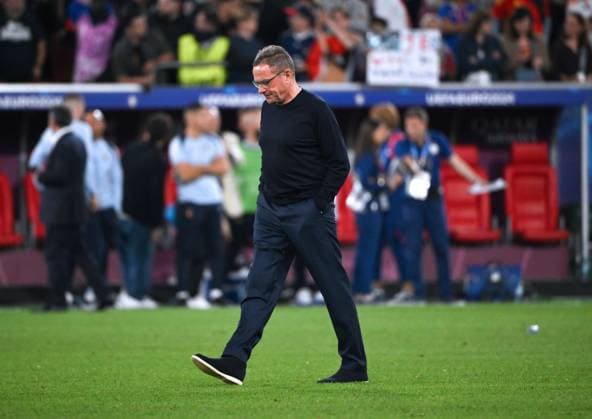 Trainer Ralf Rangnick (Österreich) nach dem Spiel 17.06.2024, Fussball Europameisterschaft 2024, Vorrunde, 1. Spieltag Österreich - Frankreich Duesseldorf Merkur Spiel Arena Nordrhein Westfalen Deutschland