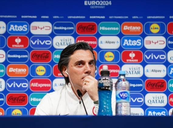 Vincenzo Montella... Turkish national team, Nationalteam coach Vincenzo Montella and football player Salih Özcan held a press conference, PK, Pressekonferenz in Dortmund, where they are for the Euro 2024 Championship, June 17, 2024. (Mehmet Topaloglu - Depo Photos) Copyright: MehmetxToplaoglux-xDepoxPhotos 18355670
