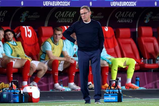 RANGNICK Ralf Trainer Team Oesterreich UEFA Fussball Eueropameisterschaften 2024 in Deutschland Spiel Gruppe D Oesterreich - Frankreich 0 : 1 am 17.06.2024 in Duesseldorf DFL REGULATIONS PROHIBIT ANY USE OF PHOTOGRAPHS as IMAGE SEQUENCES and or QUASI-VIDEO Copyright: xLacixPerenyix