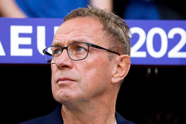 RANGNICK Ralf Trainer Team Oesterreich UEFA Fussball Eueropameisterschaften 2024 in Deutschland Spiel Gruppe D Oesterreich - Frankreich 0 : 1 am 17.06.2024 in Duesseldorf DFL REGULATIONS PROHIBIT ANY USE OF PHOTOGRAPHS as IMAGE SEQUENCES and or QUASI-VIDEO Copyright: xLacixPerenyix