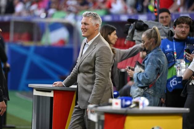 ARD TV Experte Bastian Schweinsteiger 17.06.2024, Fussball Europameisterschaft 2024, Vorrunde, 1. Spieltag Österreich - Frankreich 0:1 Duesseldorf Merkur Spiel Arena Nordrhein Westfalen Deutschland