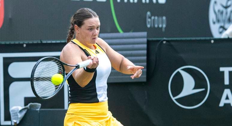 18.06.2024, WTA, Tennis Damen 500, Tennis, Damen, ecotrans Ladies Open 2024, Berlin, Einzel, 1. Runde, Jule Niemeier (Deutschland) - Donna Vekic (Kroatien) Jule Niemeier (Deutschland) Berlin Steffi-Graf-Stadion Berlin Deutschland